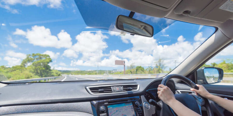 ドライブする人